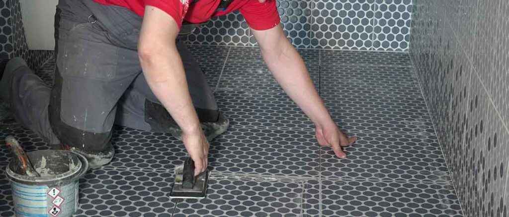 What is grout mosaic tiles