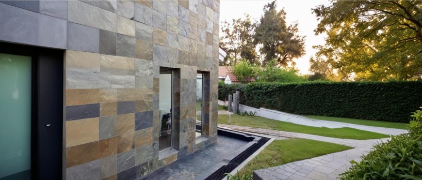 Stone Veneer In Garden by Stone Laminate Exporters in Jaipur